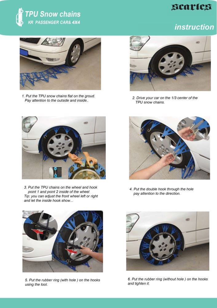 TPU Snow Chains KR140